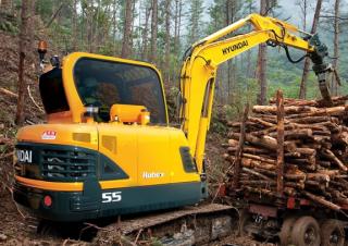 Мини екскаватори Hyundai R55-9A