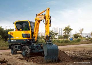 Мини екскаватори Hyundai R55W-9A