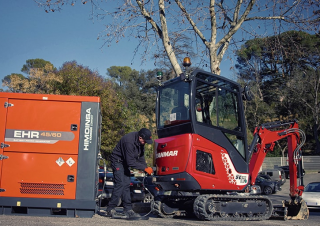 Електрически верижни багери Yanmar SV17e