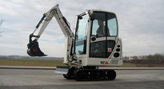 Мини екскаватори Terex TC 16 Twindrive