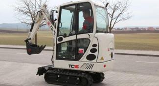 Мини екскаватори Terex TC 16 Twindrive