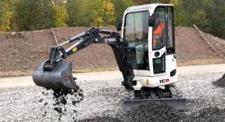 Мини екскаватори Terex TC 19 Z