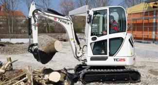 Мини екскаватори Terex TC 25