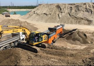 Мобилни пресевни инсталации (заводи) с барабан Rockster RTT720