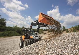 Трактори 4WD (задвиждане на четирите колела) Steyr 4115 Multi ET Profi