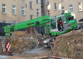 Подвижни кранове - телескопична стрела Sennebogen 613E