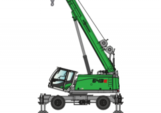Подвижни кранове - телескопична стрела Sennebogen 643E