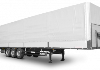 Ремаркета Полуремаркета с брезентова платформа Schwarzmüller 3-axle platform semitrailer