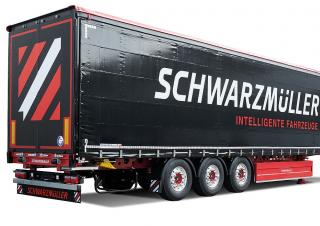 Ремаркета Полуремаркета с брезентова платформа Schwarzmüller 3-axle ultralight sliding tarpaulin platform semitrailer