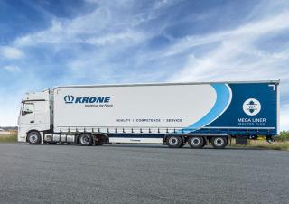 Ремаркета Полуремаркета с брезентова платформа Krone SDP 27 eLG4-CS