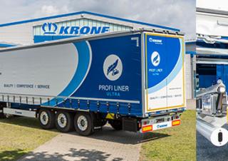 Ремаркета Полуремаркета с брезентова платформа Krone SDP 27 eLUB-CS