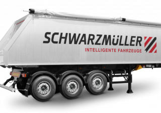 Ремаркета Полуремаркета за самосвали Schwarzmüller 3-axle aluminium hollow profile tipper semitrailer