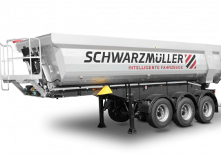 Ремаркета Полуремаркета за самосвали Schwarzmüller 3-axle steel segment tipper semitrailer