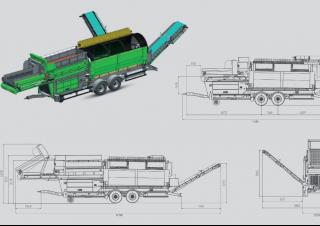 Техника за изхвърляне на отпадъци Пресевни инсталации (заводи) Neuson-Ecotec TS 5221-3