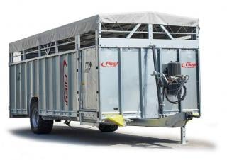 Технология за транспортиране Ремаркета за превоз на добитък Fliegl TTW 100