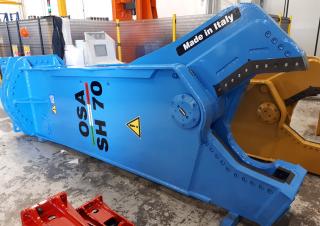 Приставки Резачки за стоманена скрап OSA Demolition Equipment SH70
