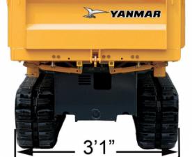 Самосвали на вериги Yanmar C 12 RB