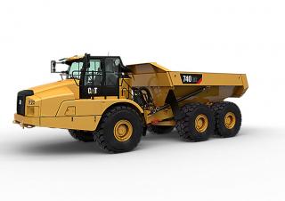 Съчленени самосвали Caterpillar 740 GC