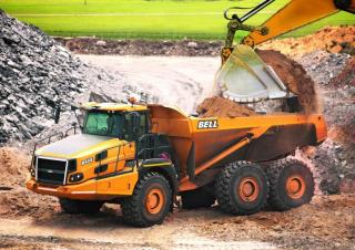 Съчленени самосвали Bell B45E