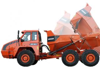 Съчленени самосвали Doosan DA30