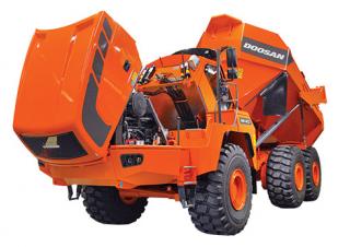 Съчленени самосвали Doosan DA40