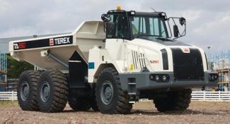 Съчленени самосвали Terex TA 250