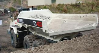 Съчленени самосвали Terex TA 400