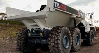 Съчленени самосвали Terex TA 400