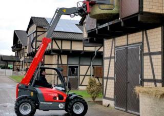 Телескопични манипулатори на материали Weidemann T4512