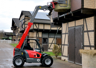 Телескопични манипулатори на материали Weidemann T4512