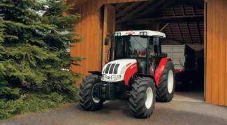 Трактори 4WD (задвиждане на четирите колела) Steyr 4075 Kompakt Basis