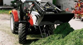 Трактори 4WD (задвиждане на четирите колела) Steyr 4110 Profi Basis