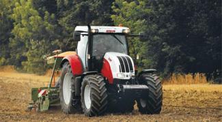 Трактори 4WD (задвиждане на четирите колела) Steyr CVT 6145 Basis