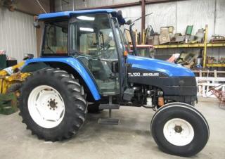 Трактори 4WD (задвиждане на четирите колела) New Holland TL 100 (851)