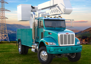 Камиони Твърдо шаси Peterbilt 348 PACCAR PX-7