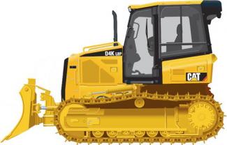 Верижен булдозер Caterpillar D4K M