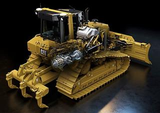 Верижен булдозер Caterpillar D6N LGP