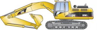 Верижни екскаватори Caterpillar 320 C L