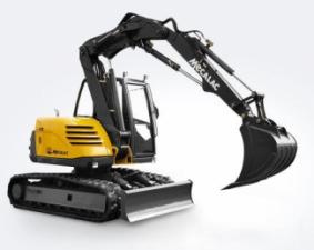 Верижни екскаватори Mecalac 714 MC e