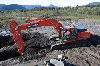 Електрически верижни багери Doosan DX300NLC-3