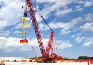 Верижни кранове - решетъчна стрела Manitowoc 31000