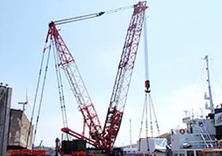 Верижни кранове - решетъчна стрела Hitachi Sumitomo 6000SLX