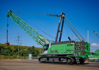 Верижни кранове - решетъчна стрела Sennebogen 6100E
