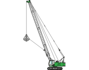 Верижни кранове - решетъчна стрела Sennebogen 630 R- HD