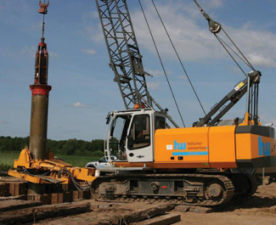 Верижни кранове - решетъчна стрела Sennebogen 630 R- HD