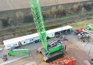 Верижни кранове - решетъчна стрела Sennebogen 6300E