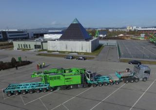 Верижни кранове - решетъчна стрела Sennebogen 6300E