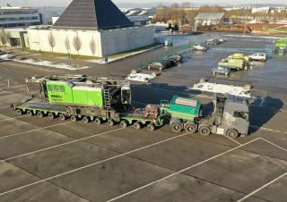 Верижни кранове - решетъчна стрела Sennebogen 6300E