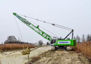 Верижни кранове - решетъчна стрела Sennebogen 655E