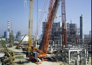 Верижни кранове - решетъчна стрела Liebherr LR 1350/1